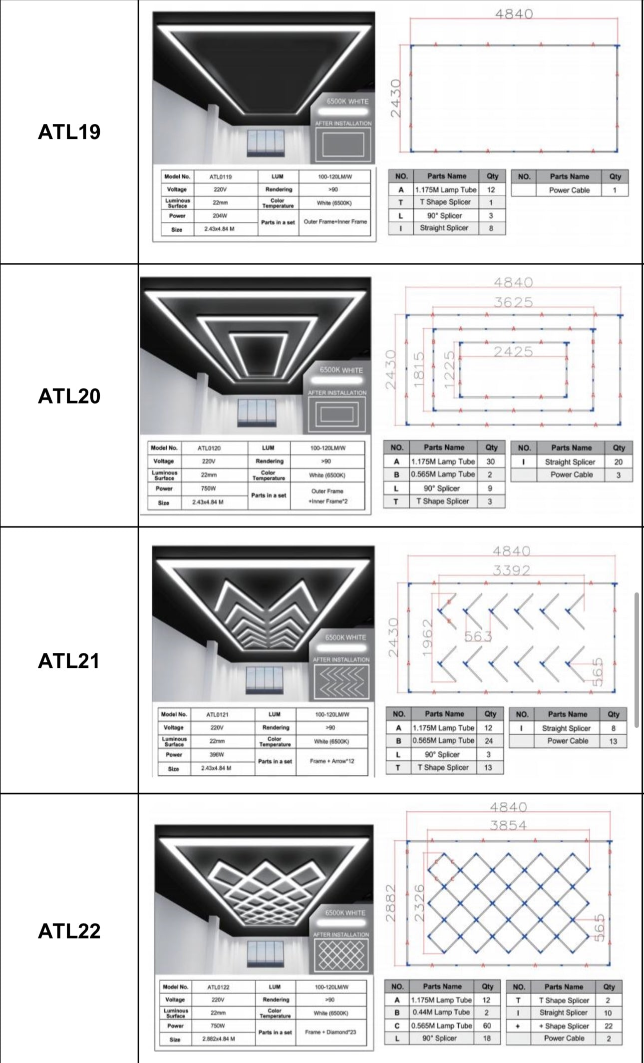 HEX LED Lighting