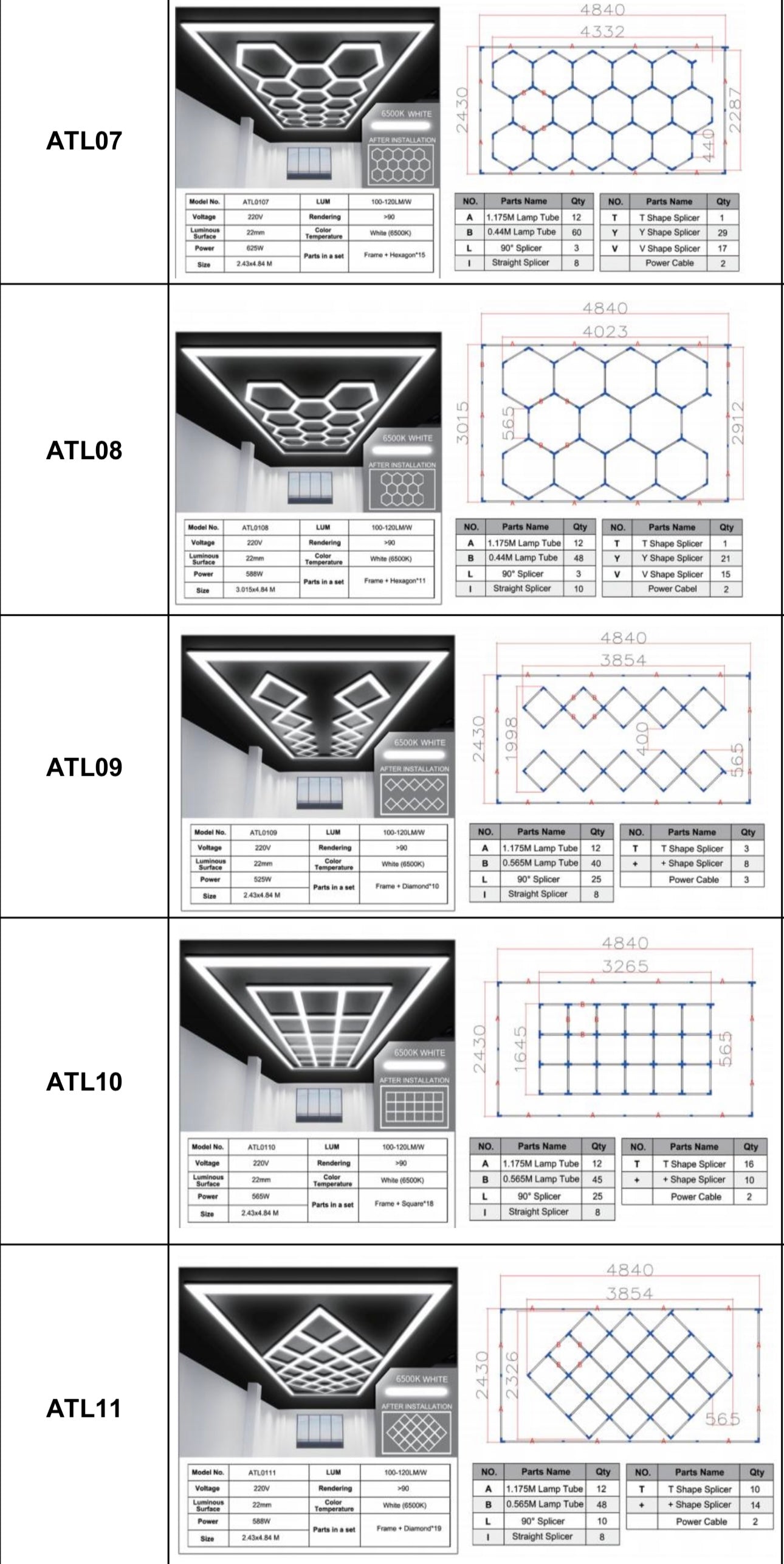 HEX LED Lighting